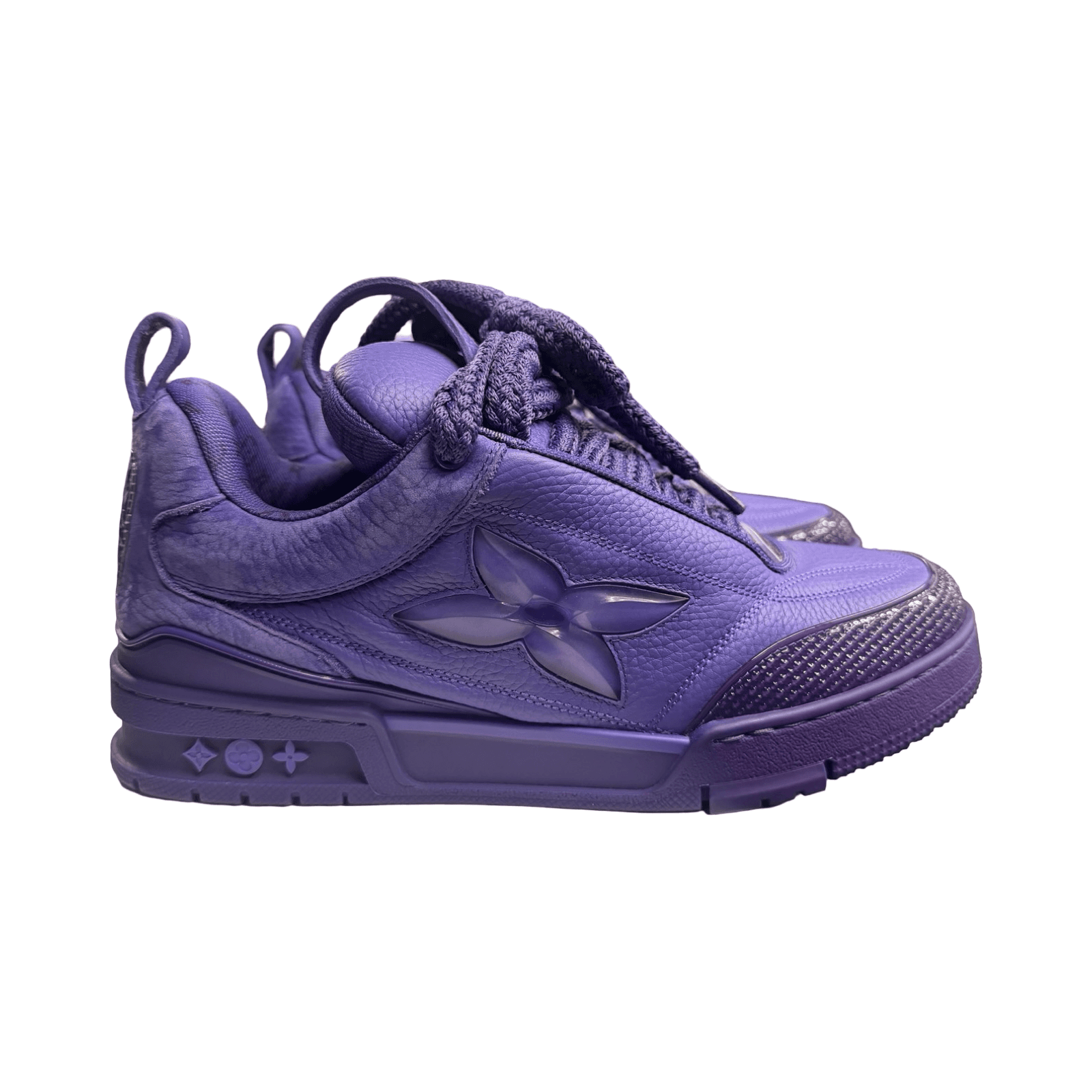 LV Skate Purple Leather Trainer