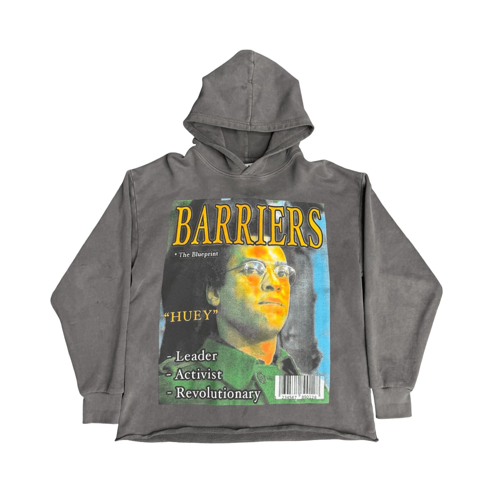 Barrier Huey Newton Hoodie Grey Wash — photo 1 of 2