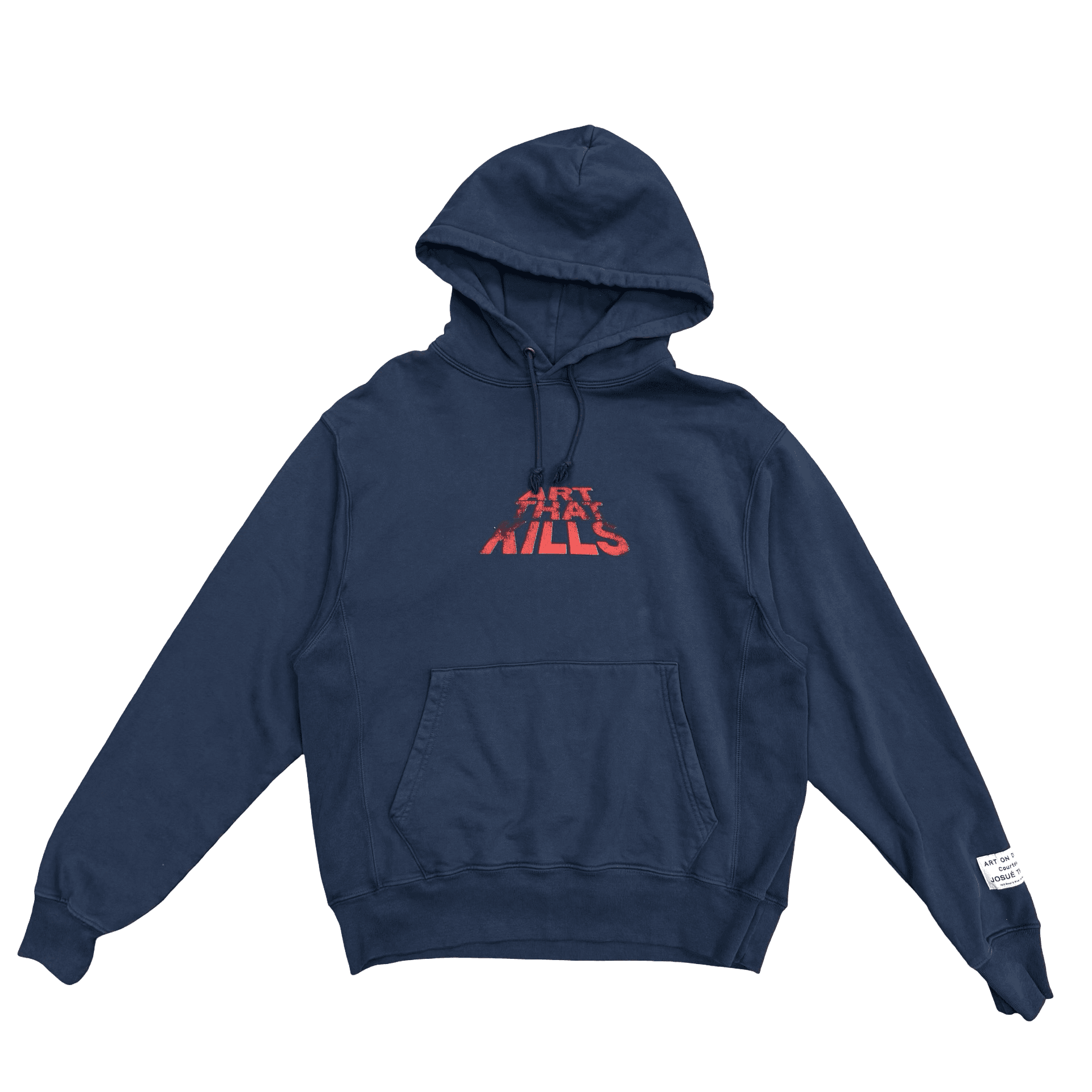 Gallery Dept. ATK Stacked Logo Hoodie Navy