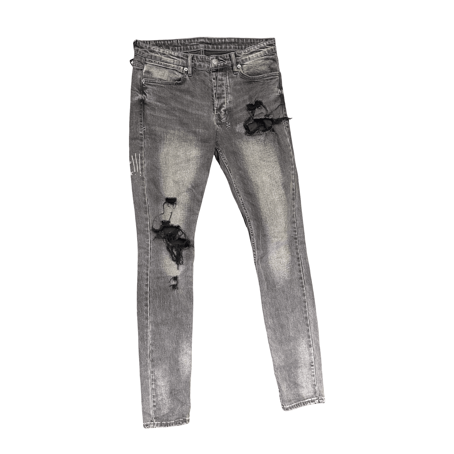 Ksubi Van Winkle Angst Trashed Skinny Jeans — photo 1 of 2
