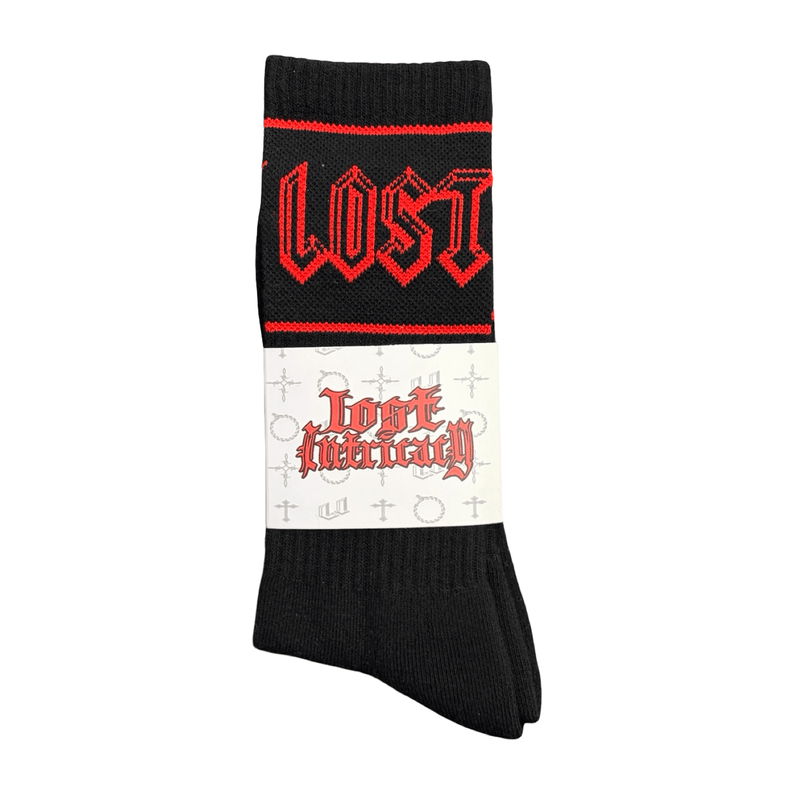 Lost Intricacy Red Logo Socks Black — photo 1 of 2