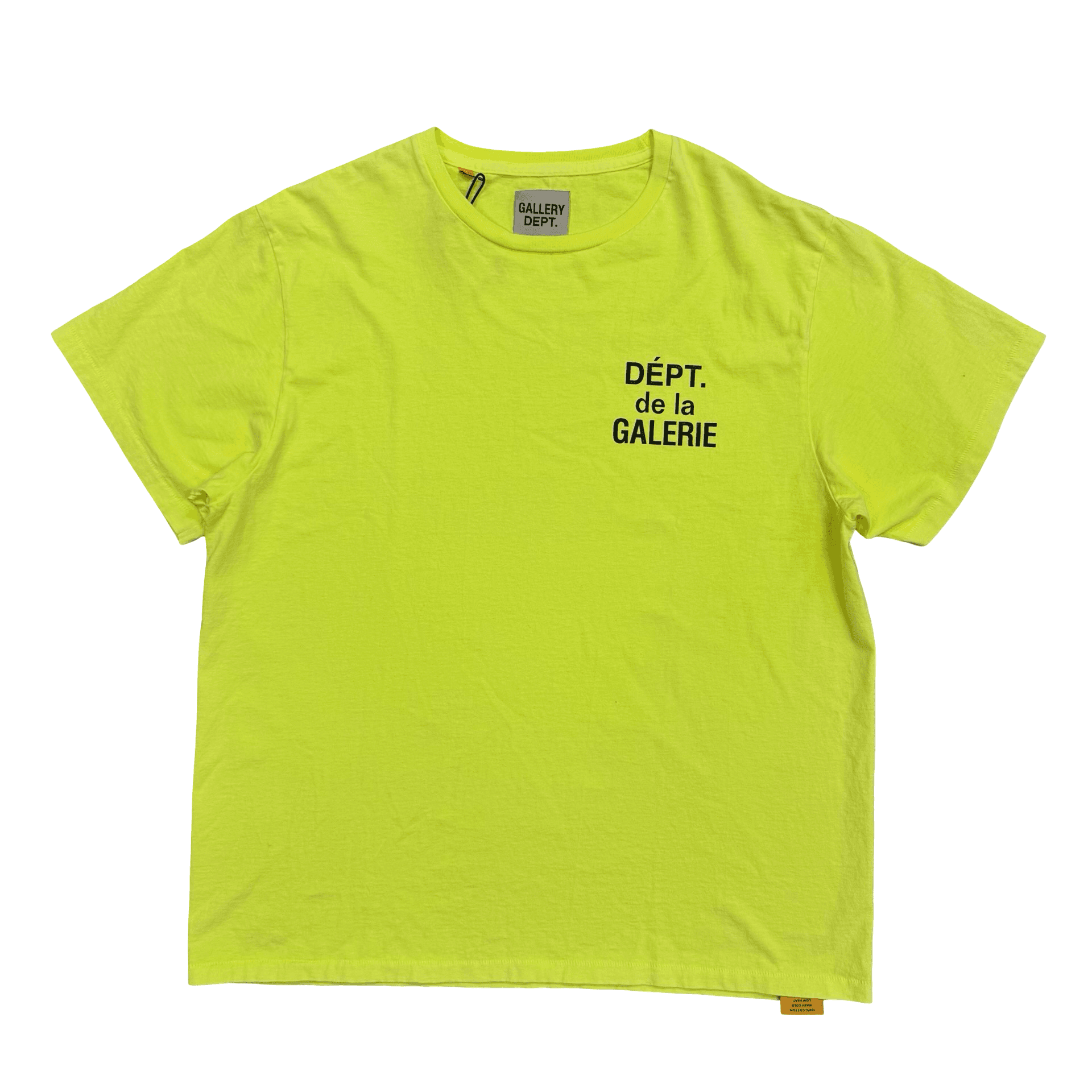 Gallery Dept. French Flo Yellow T-Shirt Lime — photo 1 of 2