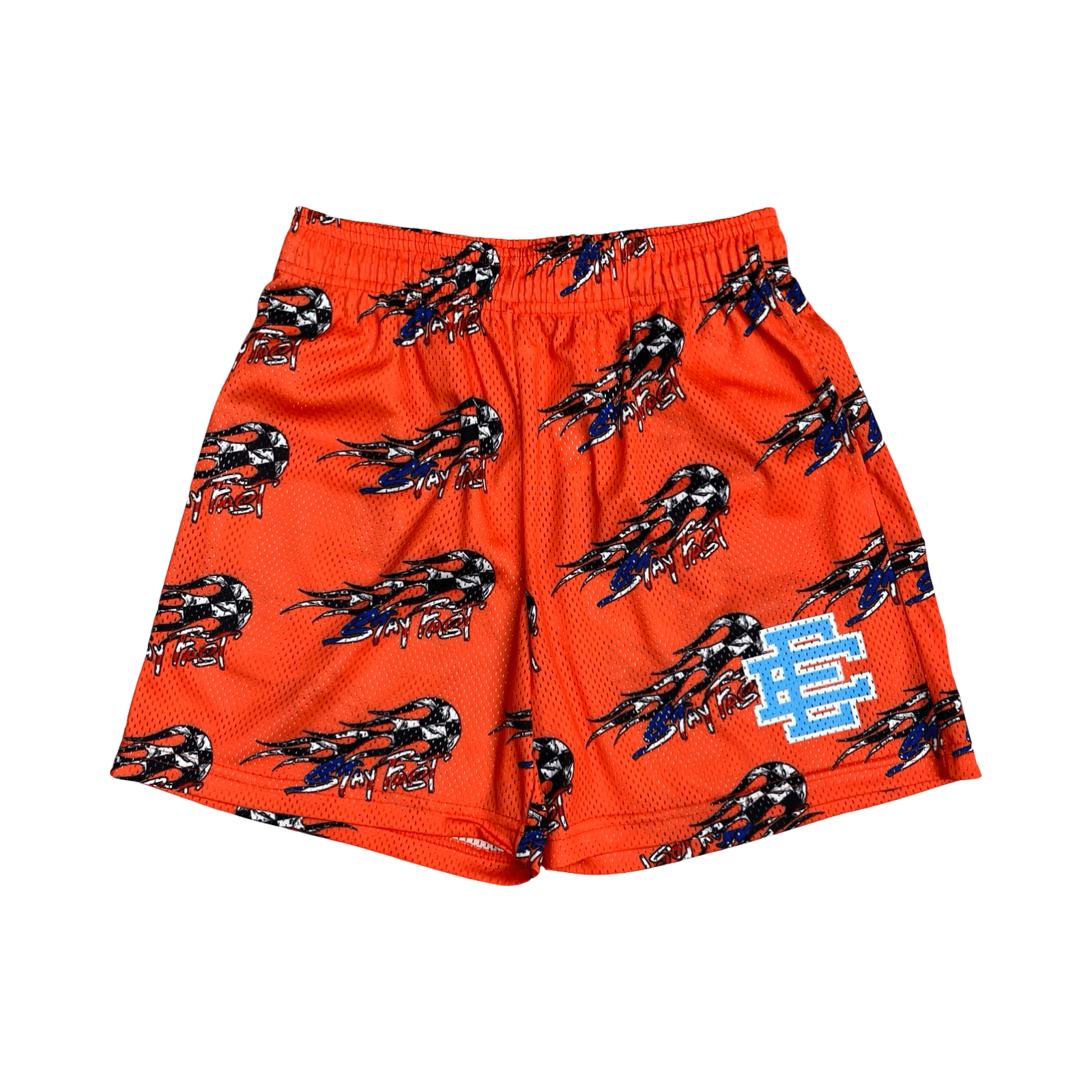 EE X Matty Boy Orange/Blue Mesh Shorts — photo 1 of 2