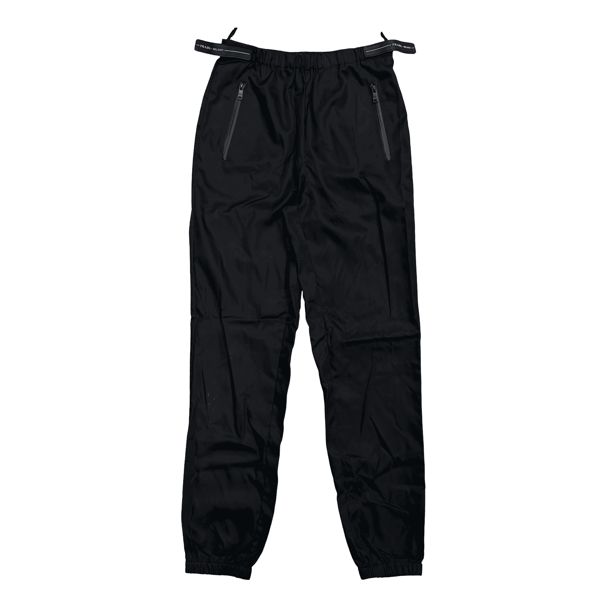 Prada SS18 Nylon Gabardine Track Pants Black — photo 1 of 2