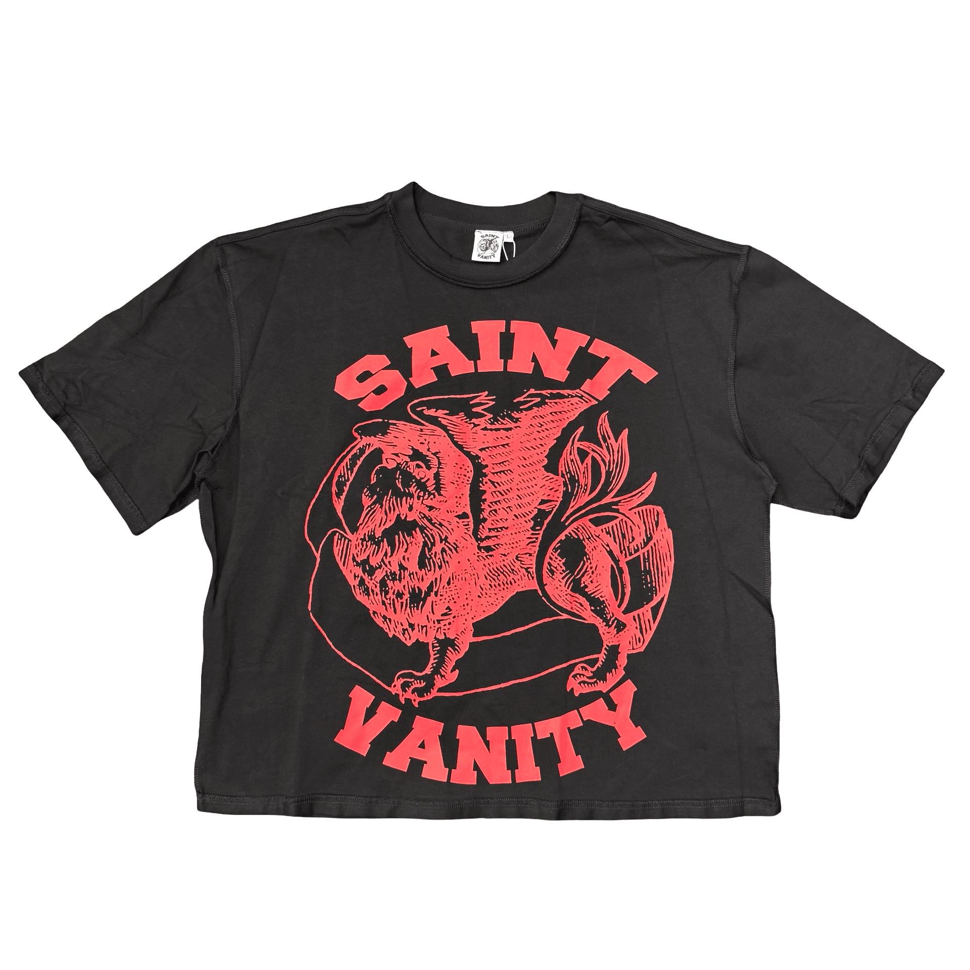 Saint Vanity Griffin Tee Black Red — photo 1 of 2