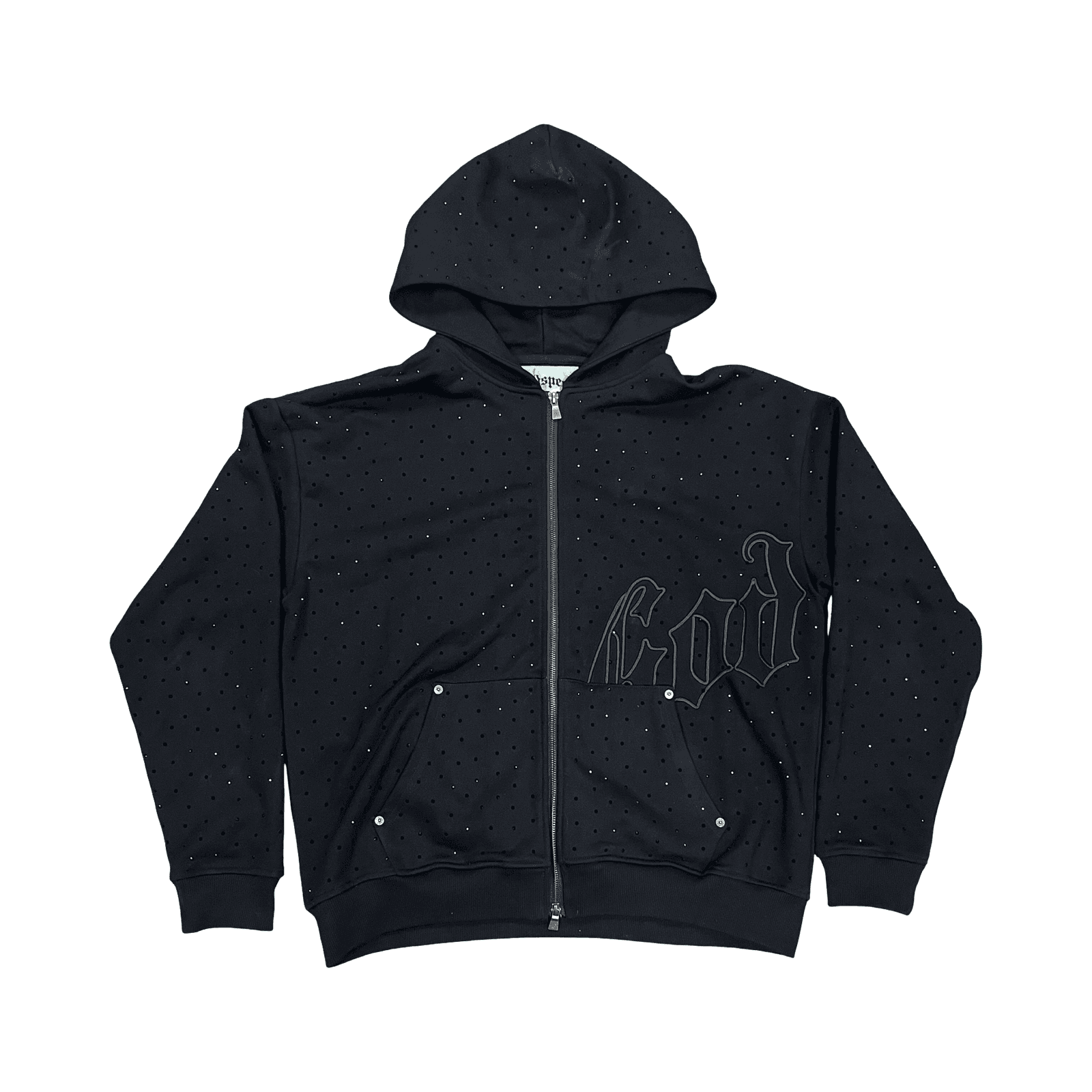 Godspeed OG Logo VVS V2 Zip Up Hoodie Black — photo 1 of 2