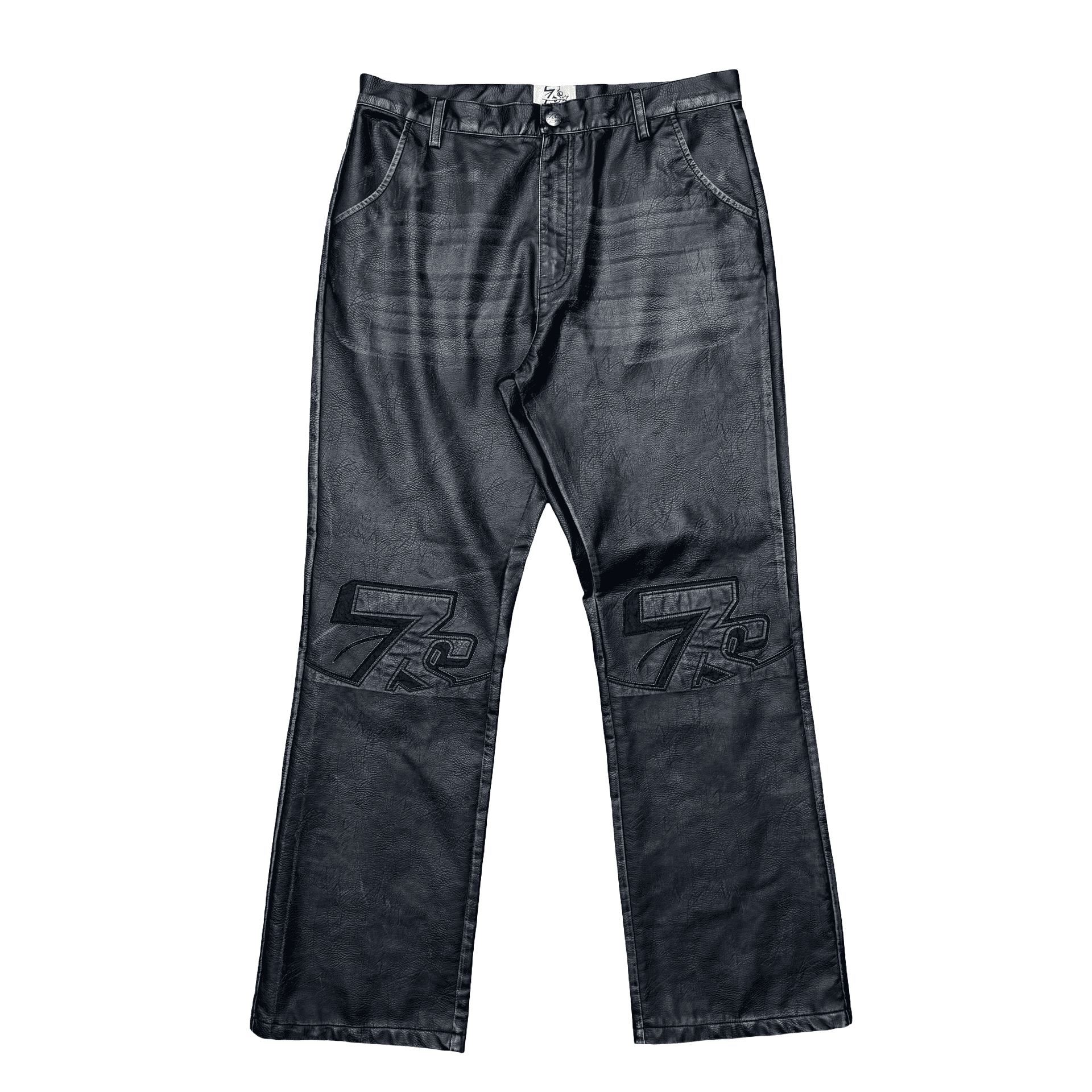 Triple Sevens Leather Pants Grey — photo 1 of 2