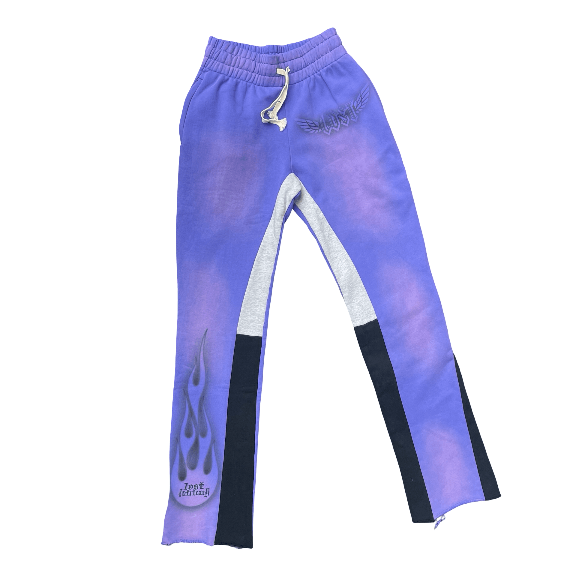 Lost Intricacy Flare Sweatpants Lavender — photo 1 of 2