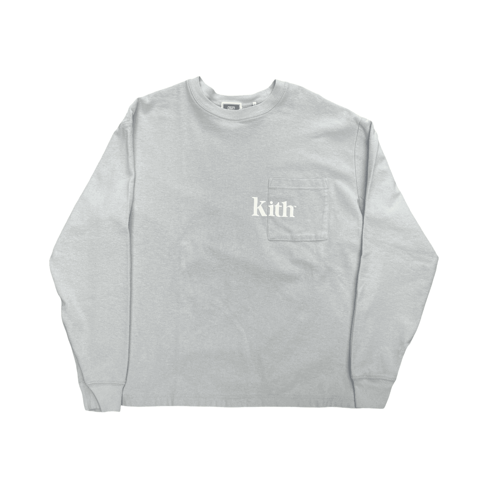 Kith L/S Quinn Pocket Light Indigo Tee — photo 1 of 2