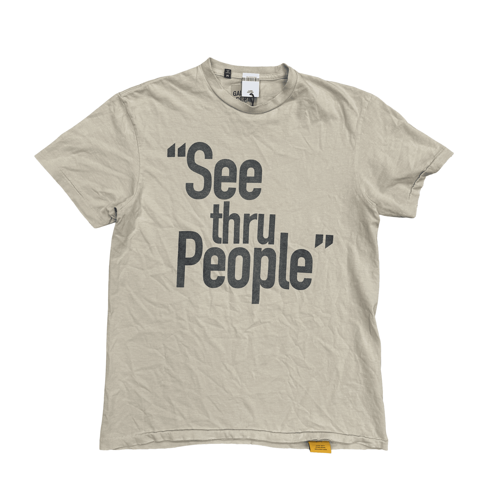 Gallery Dept. See Thru People T-Shirt Beige — photo 1 of 2