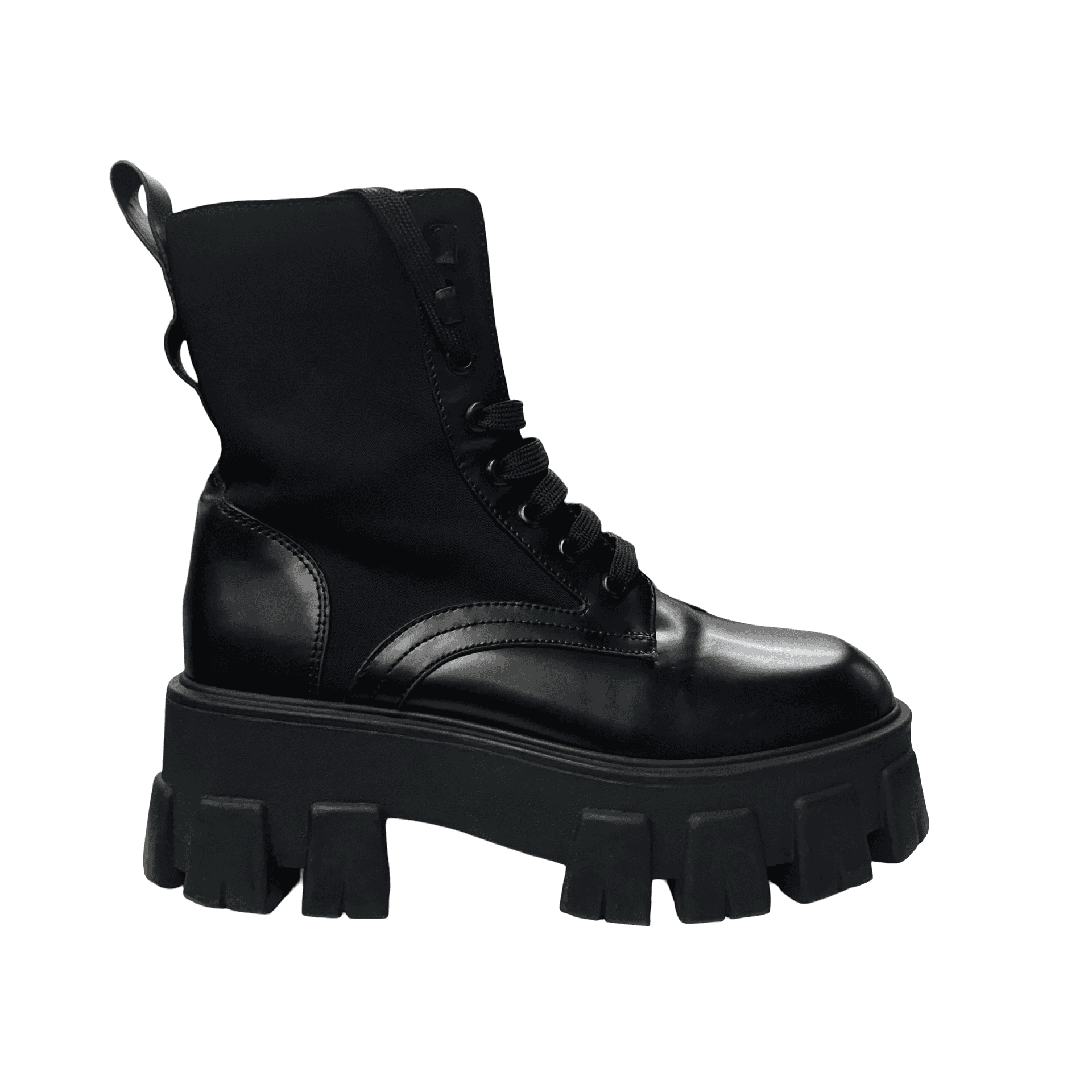Prada Monolith Combat Boots Black — photo 1 of 7