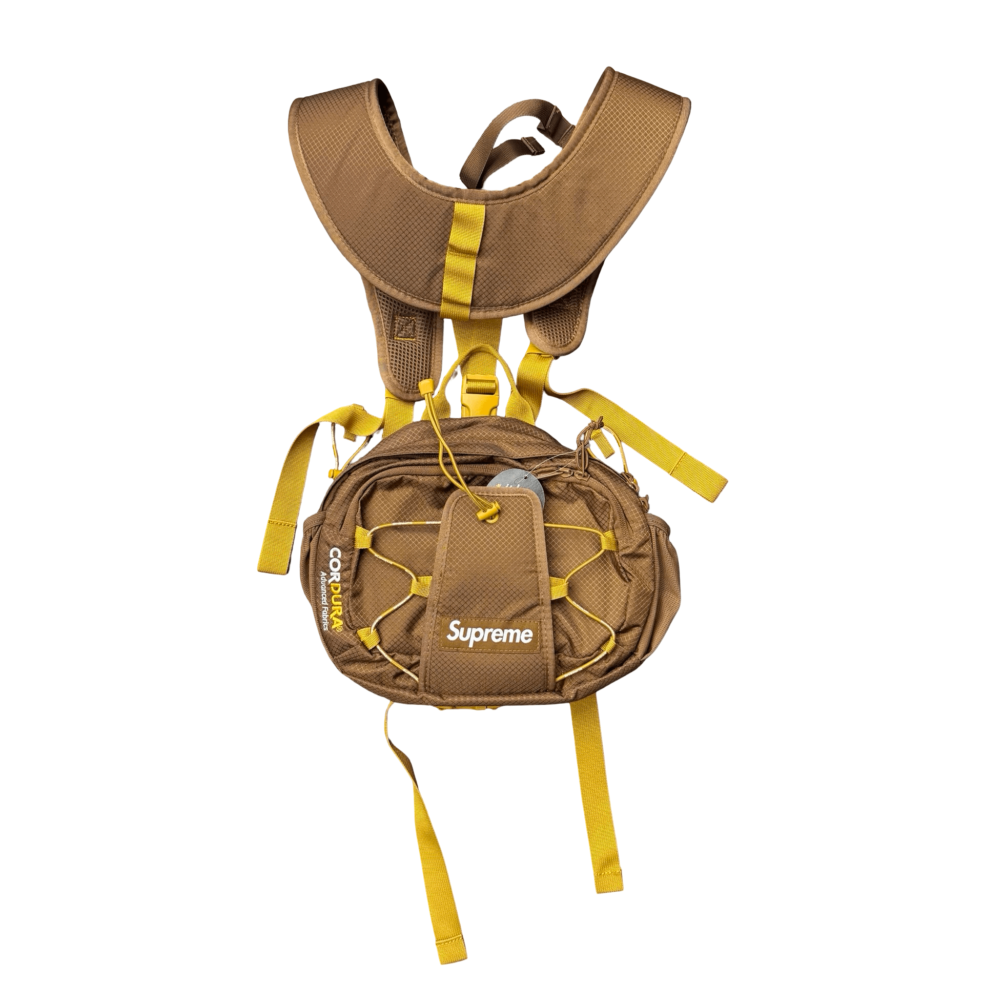 Supreme Harness Waist Bag Brown