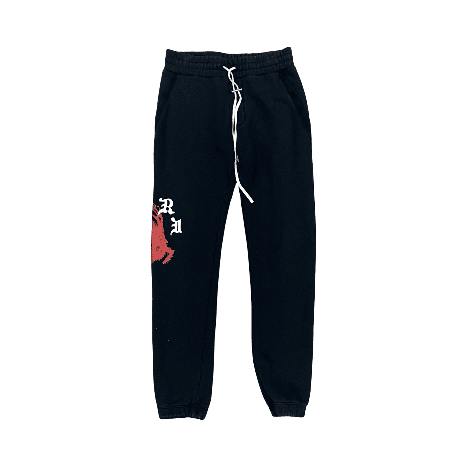 Amiri X Wes Lang Solar Kings Sweatpants Black