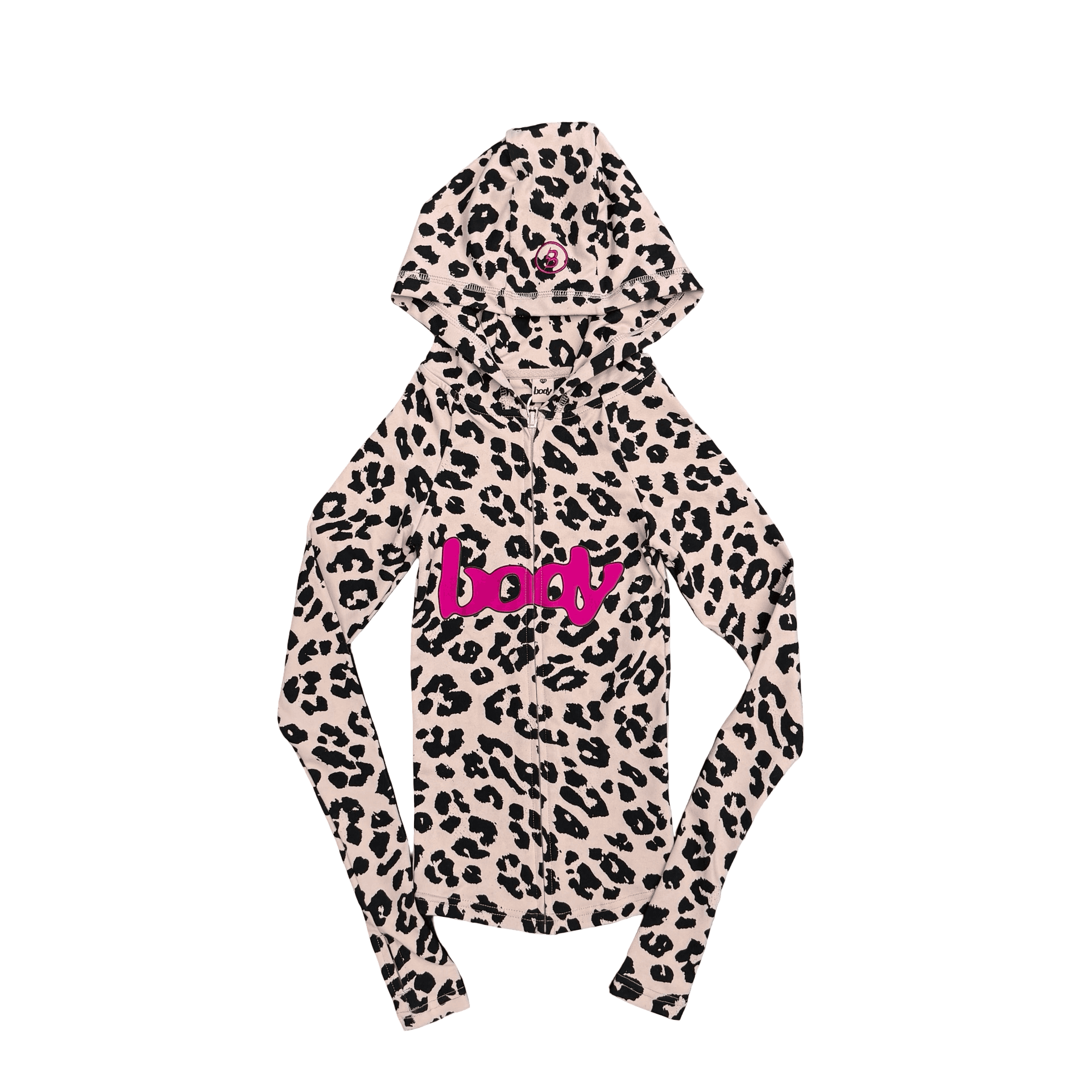 Body By Raven Basics Hoodie 2.0 Pastel Leopard Pink — photo 1 of 2