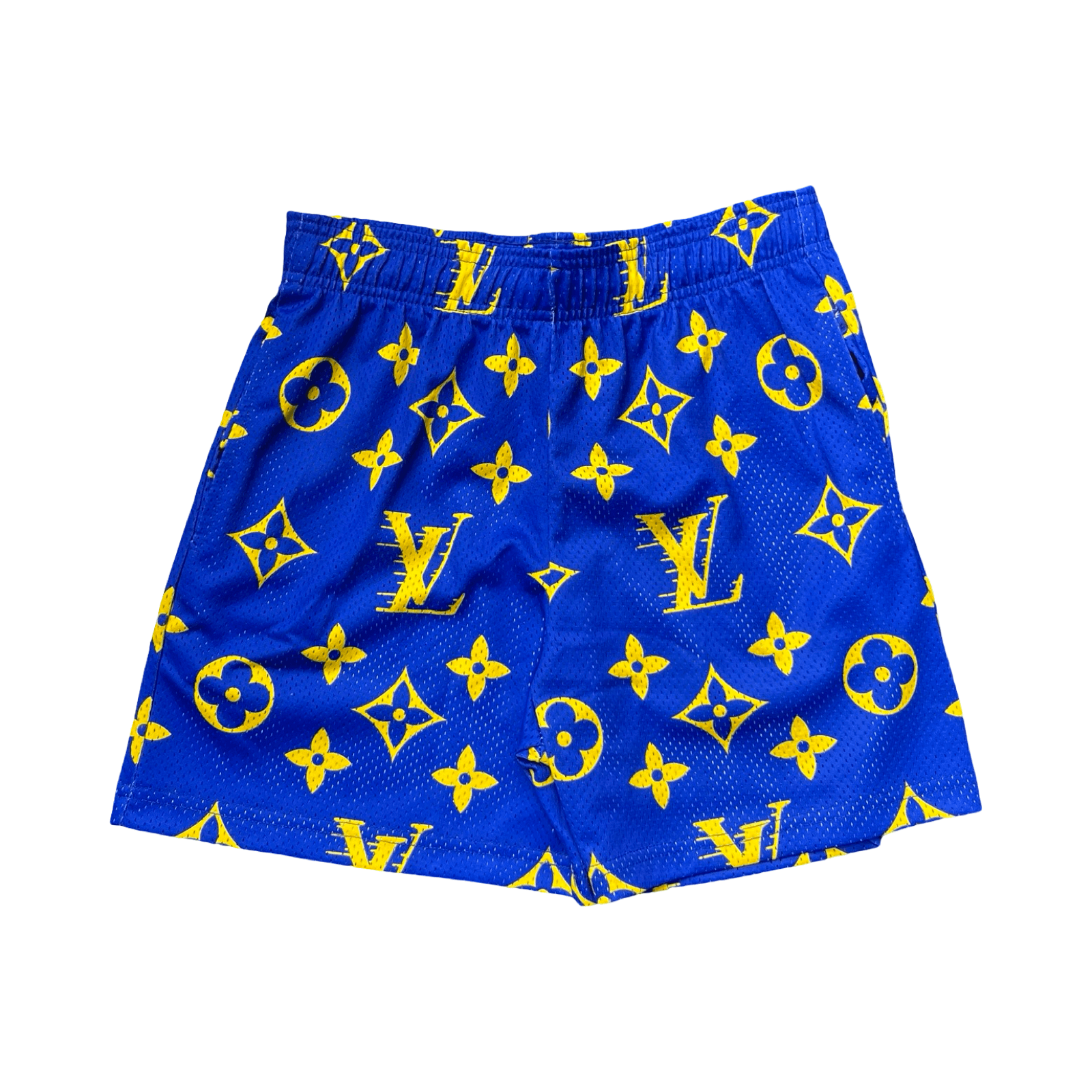Bravest Studios Mesh Shorts Blue Yellow