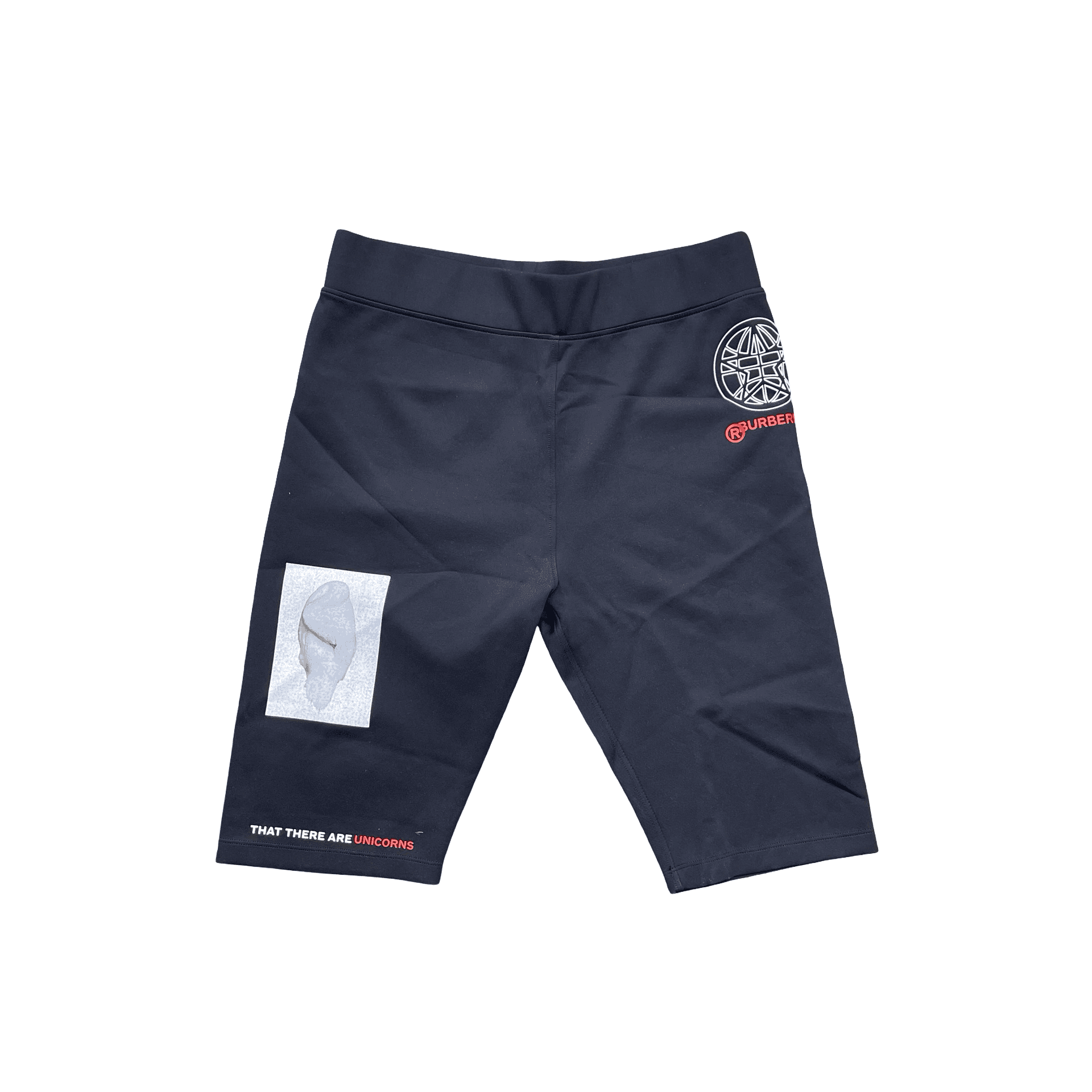 Burberry Montage Print Cycling Athleisure Shorts