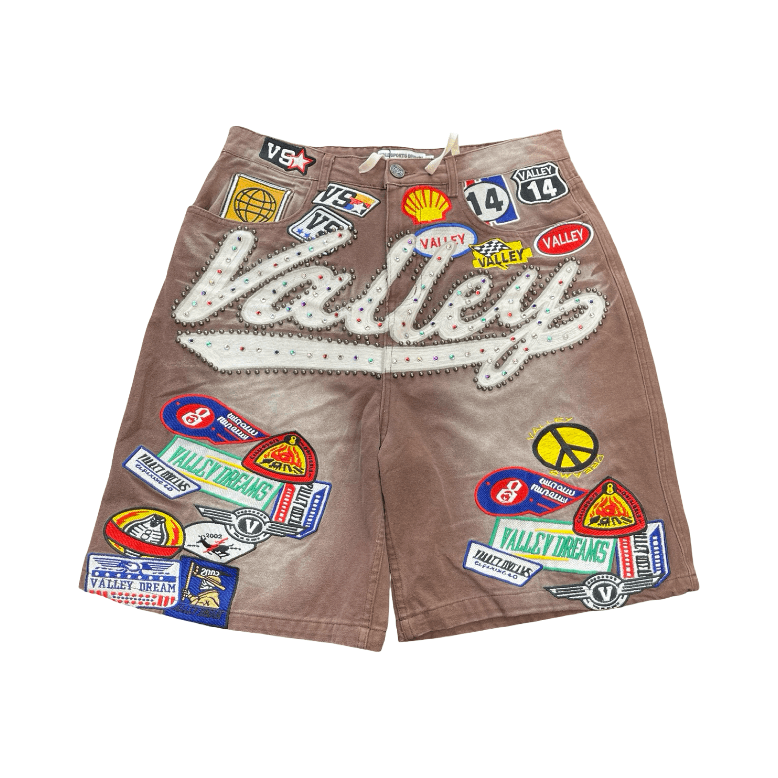 Vale Forever 1980s Jean Shorts Brown — photo 1 of 2