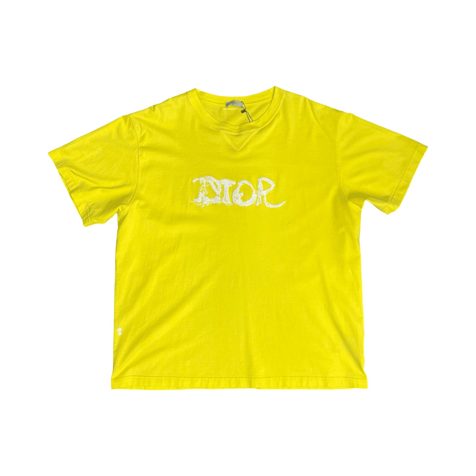 Dior X Peter Doig Graphic Print T-Shirt Yellow — photo 1 of 2