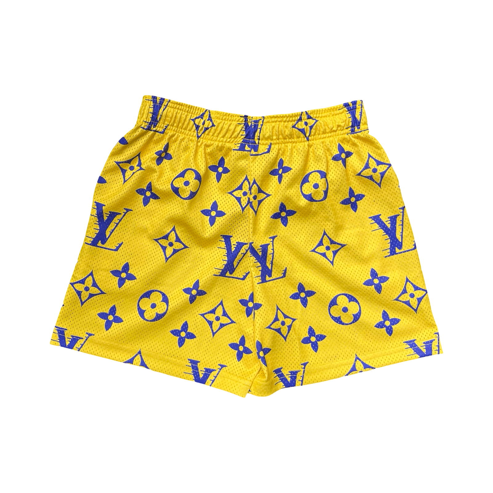 Bravest Studios Mesh Shorts Yellow Blue