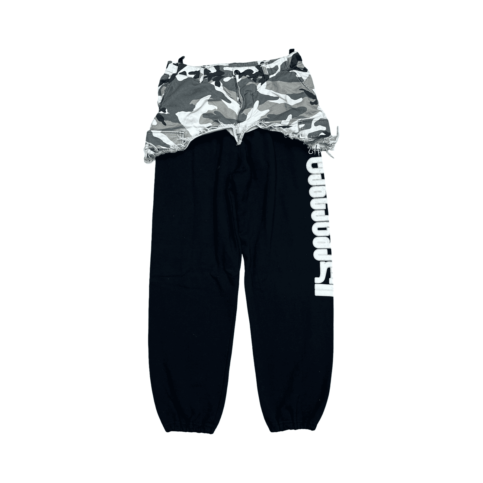 Vetements SS19 Hybrid Cargo Camo Sweatpants