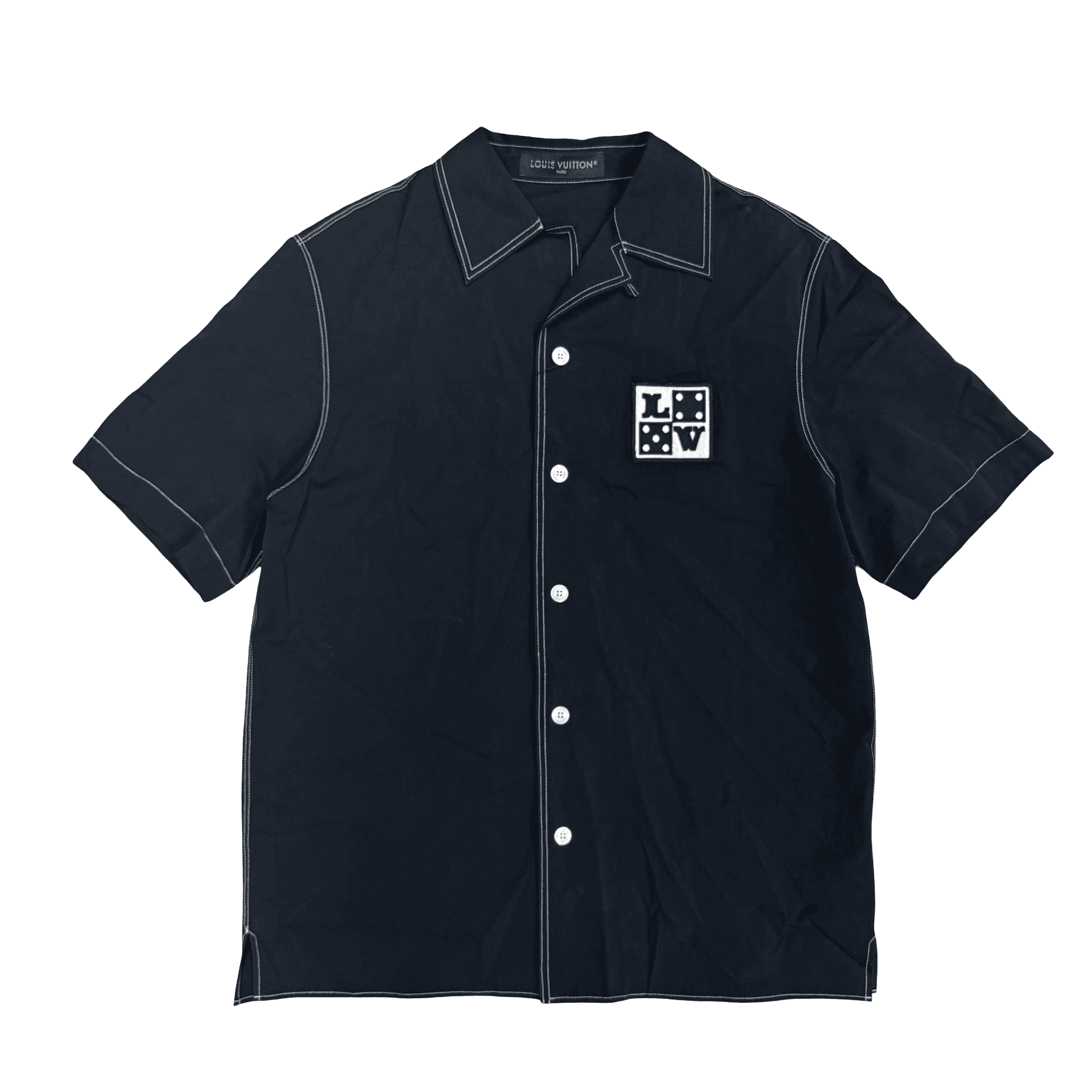Louis Vuitton Dice Embroidered Shirt Black — photo 1 of 2
