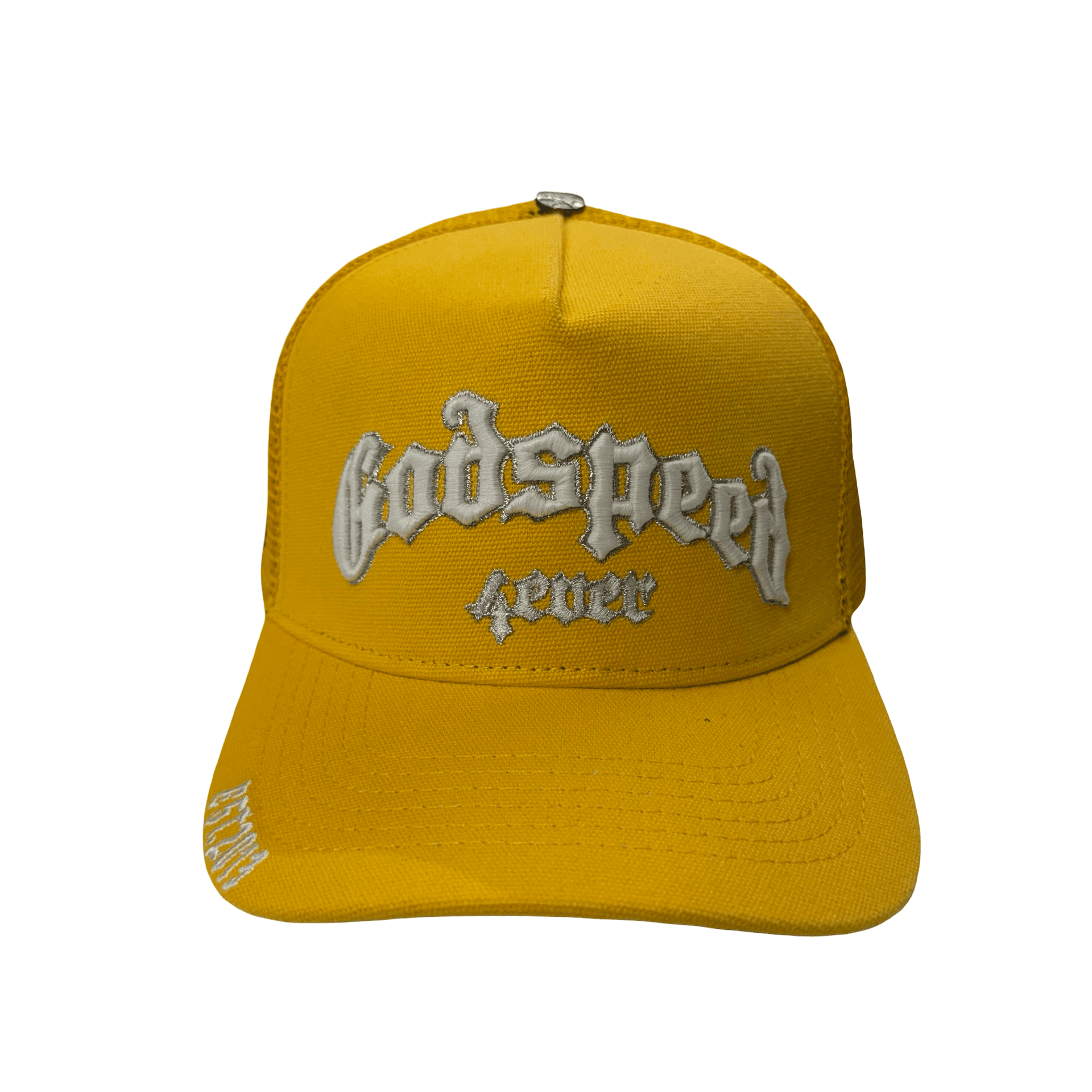 Godspeed Forever Trucker Hat Yellow