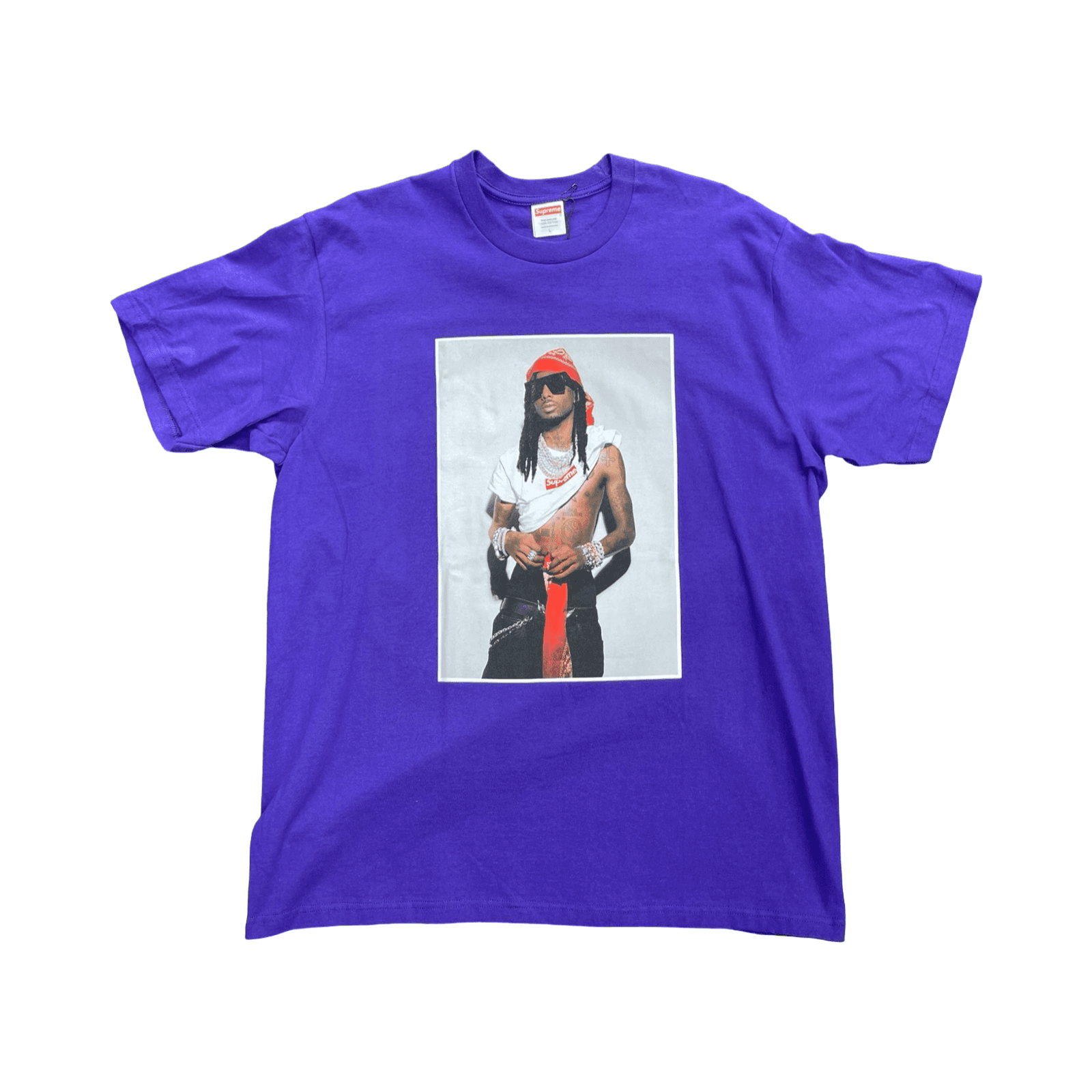 Supreme Playboy Carti Purple Tee Shirt — photo 1 of 2
