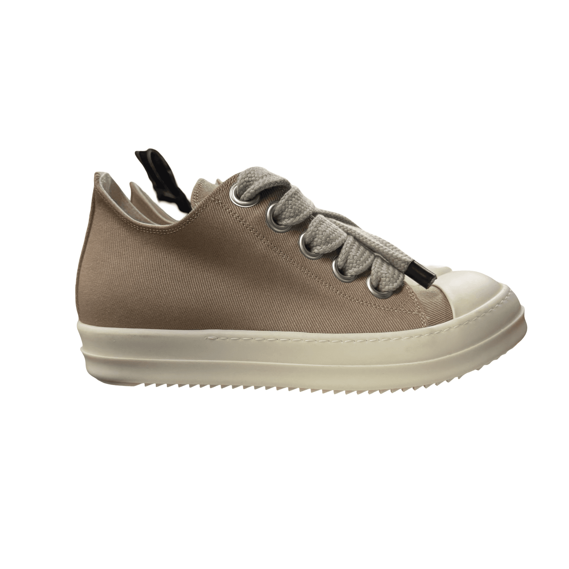 Rick Owens DRKSHDW Jumbolace Low Sneakers Flesh Milk