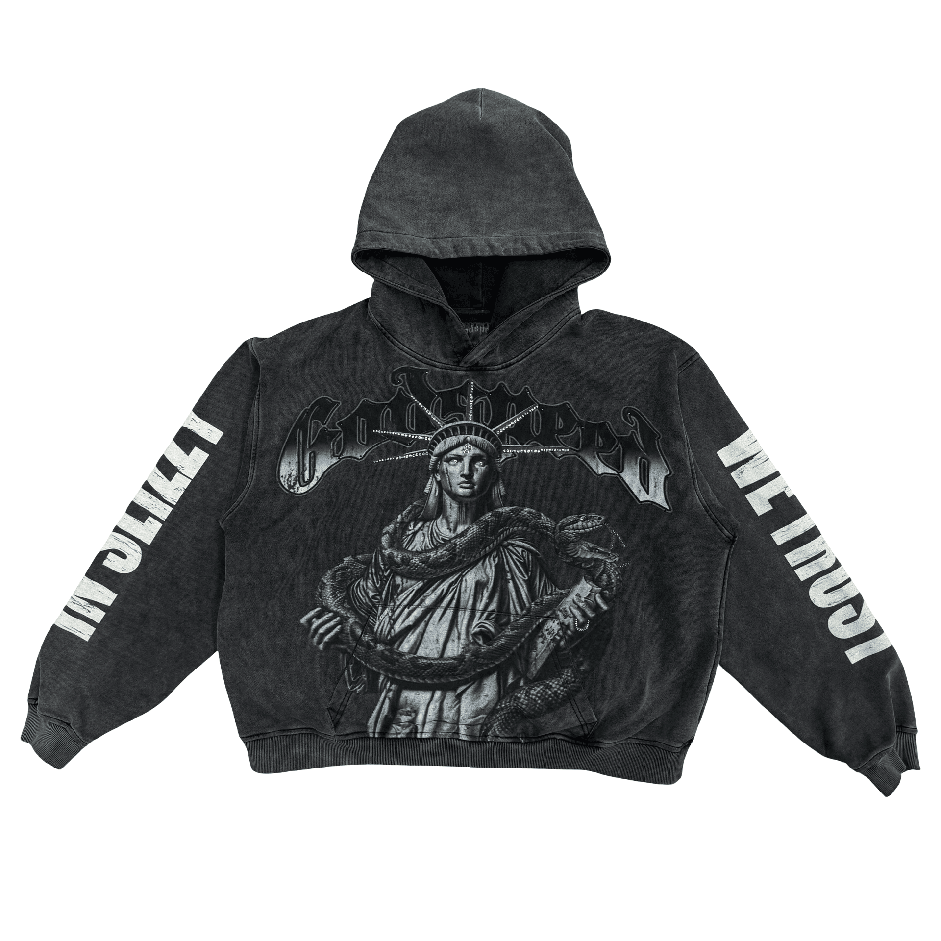 Godspeed Top 5 Slizzy VVS Hoodie Black Wash — photo 1 of 2