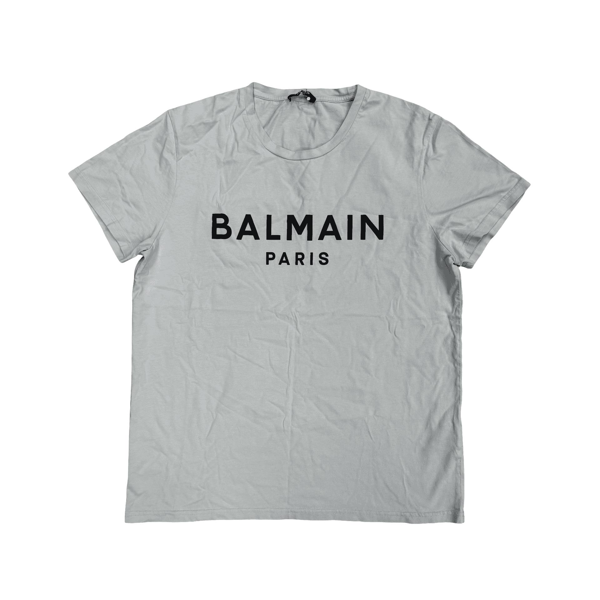 Balmain Logo Print T-Shirt Light Blue — photo 1 of 2