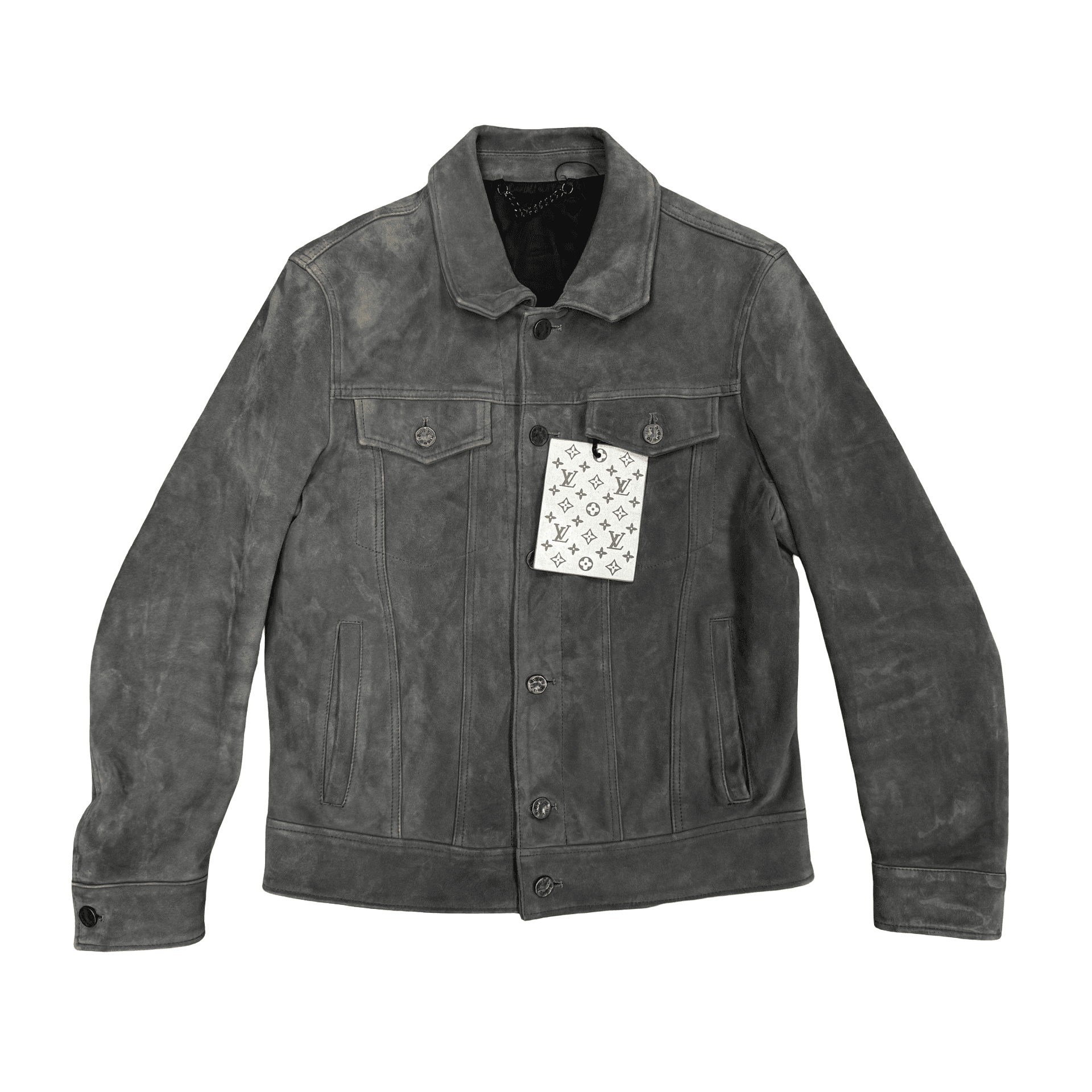 Louis Vuitton Suede Jacket Gray — photo 1 of 2