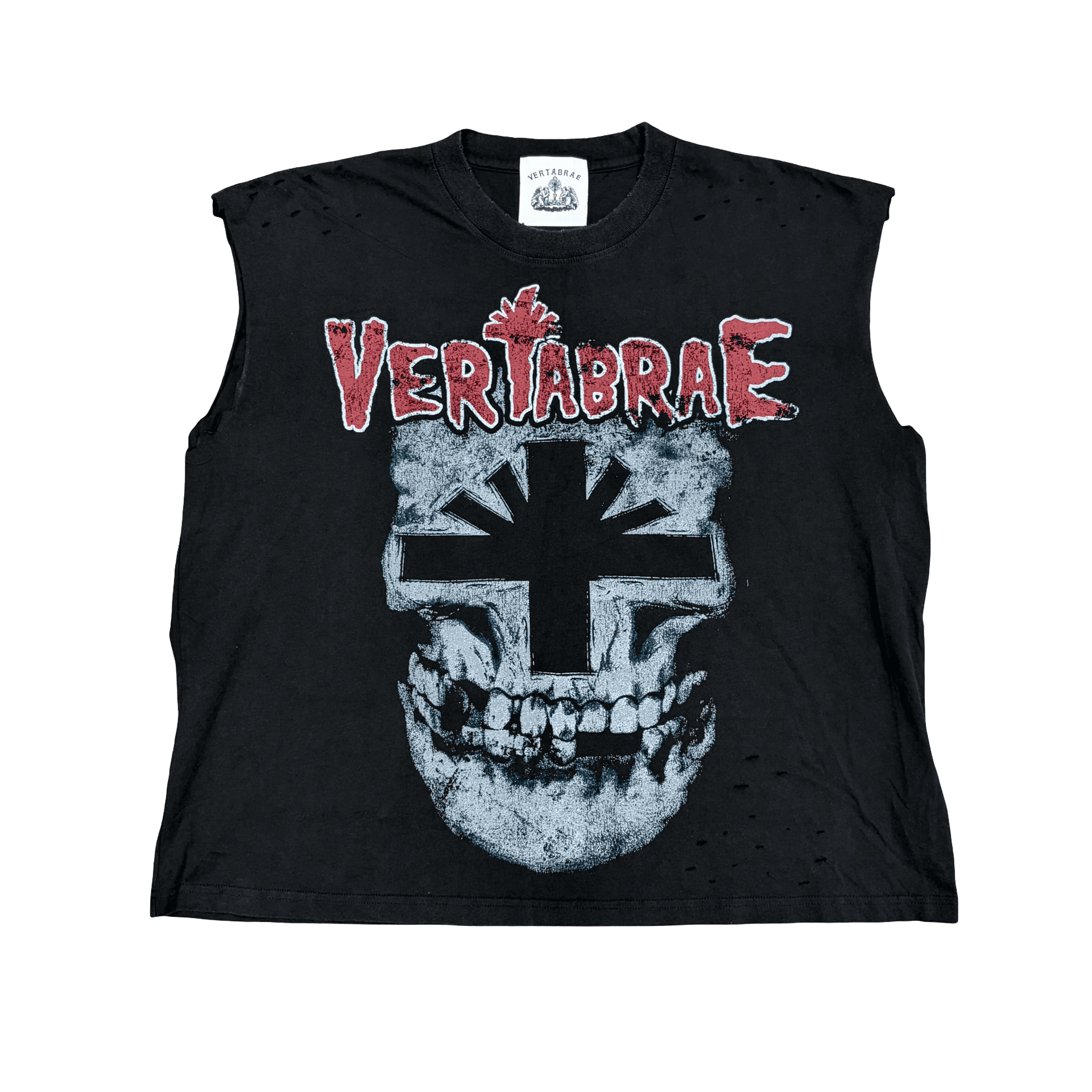 Vertabrae Fever Tank Black