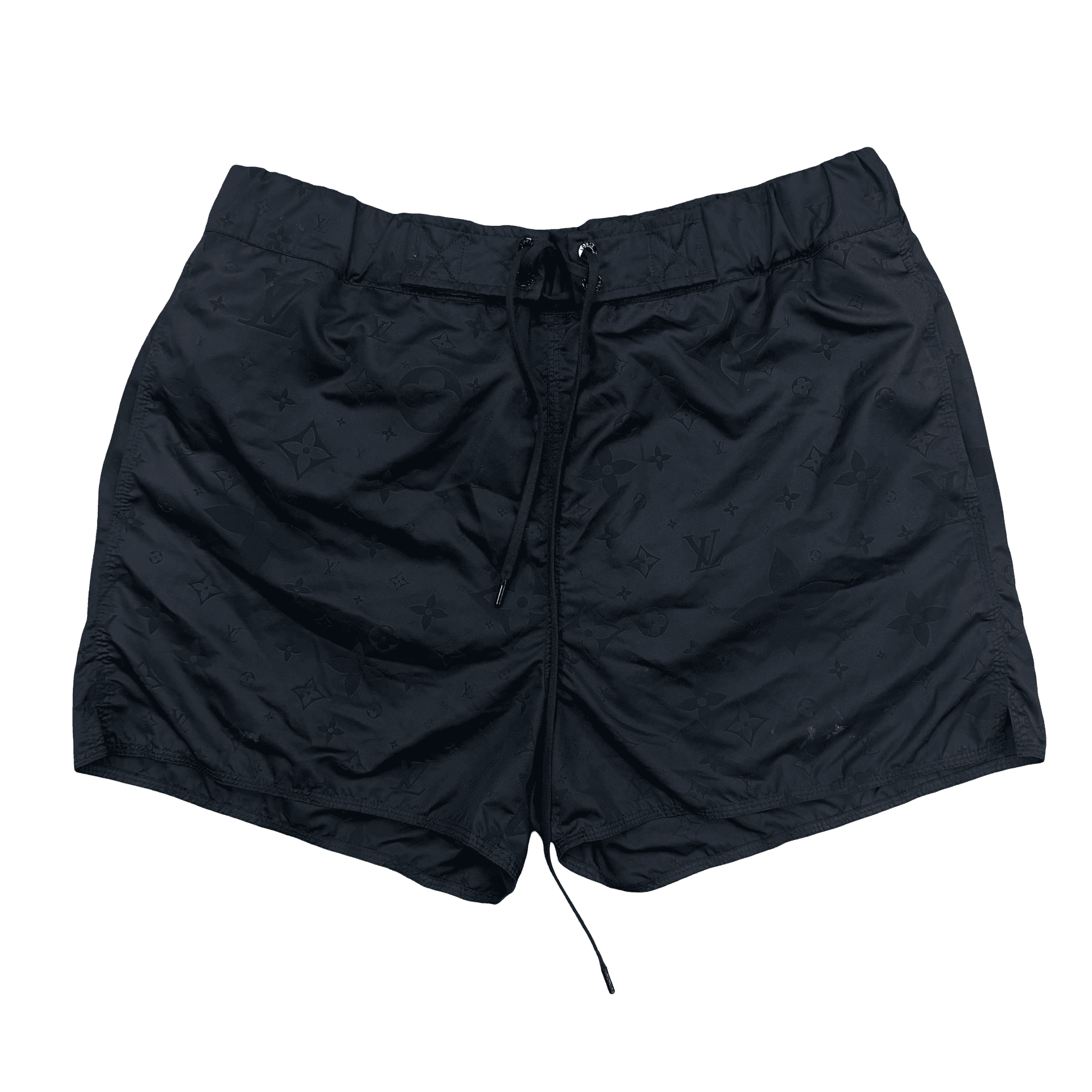 Louis Vuitton 3D Pocket Monogram Board Shorts Black